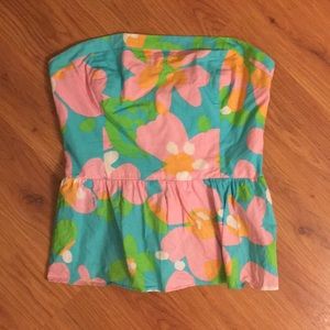 Adorable Lily Pulitzer peplum top